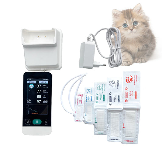 Pet Blood Pressure Monitor Handheld Electronic BP Meter for Cats