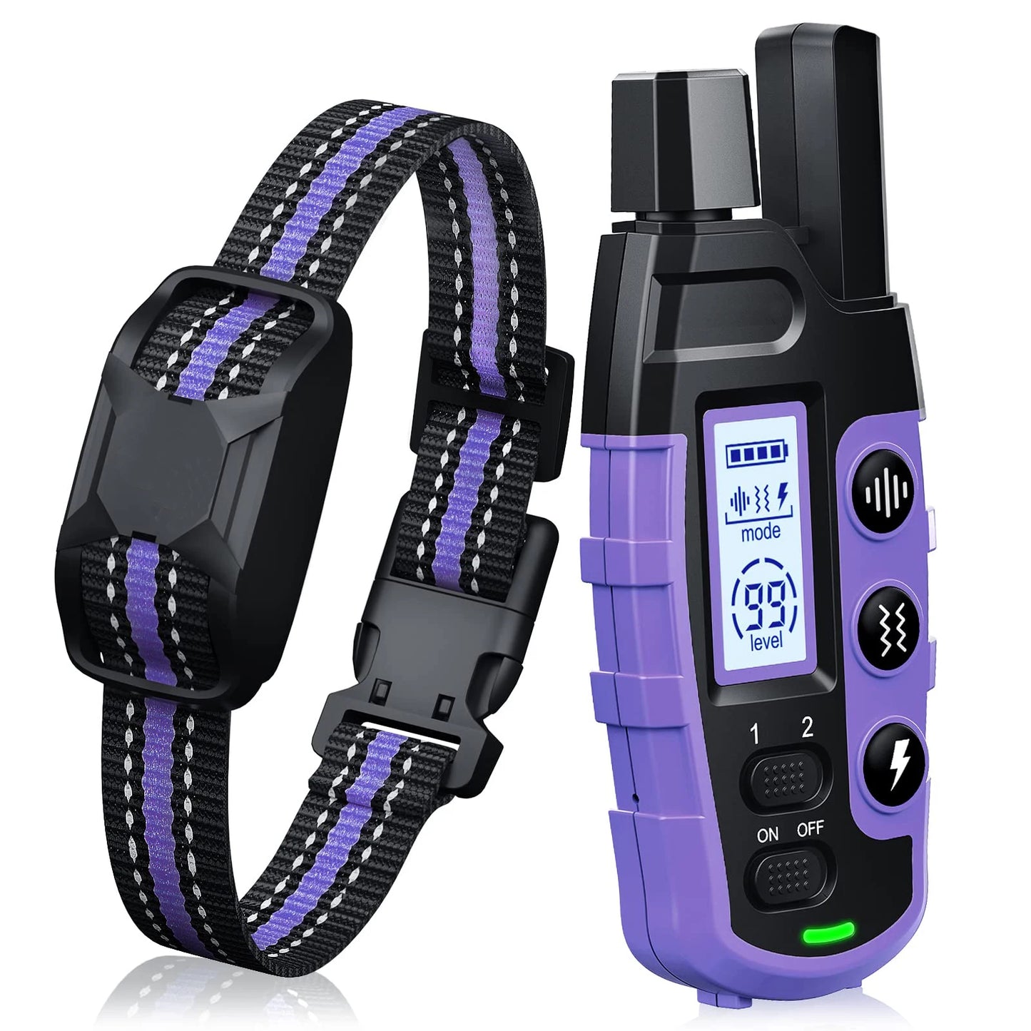 WXRPET Electric Dog Training Collar Remote Control Waterproof Vibration Beep
