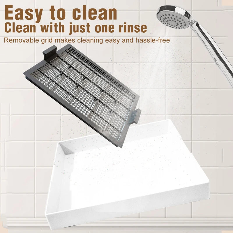 COMBEATS Flat Dog Potty Tray Pee Pad Fixation Flushable