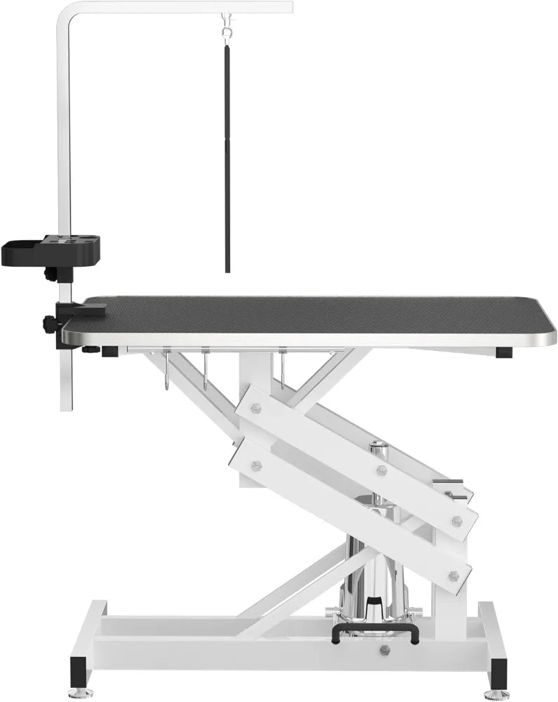 Hign-Con Concerned Hydraulic Pet Grooming Table With Armrests