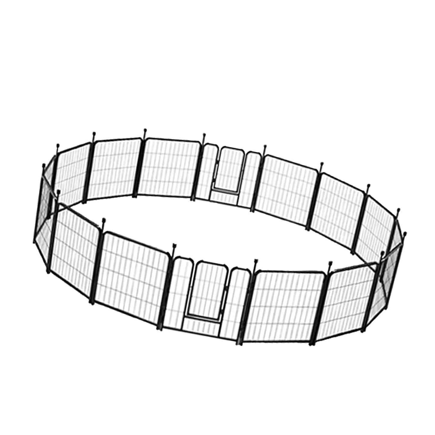 Hign-concerned Pet Exercise Playpen 16 Panels Sound Cover