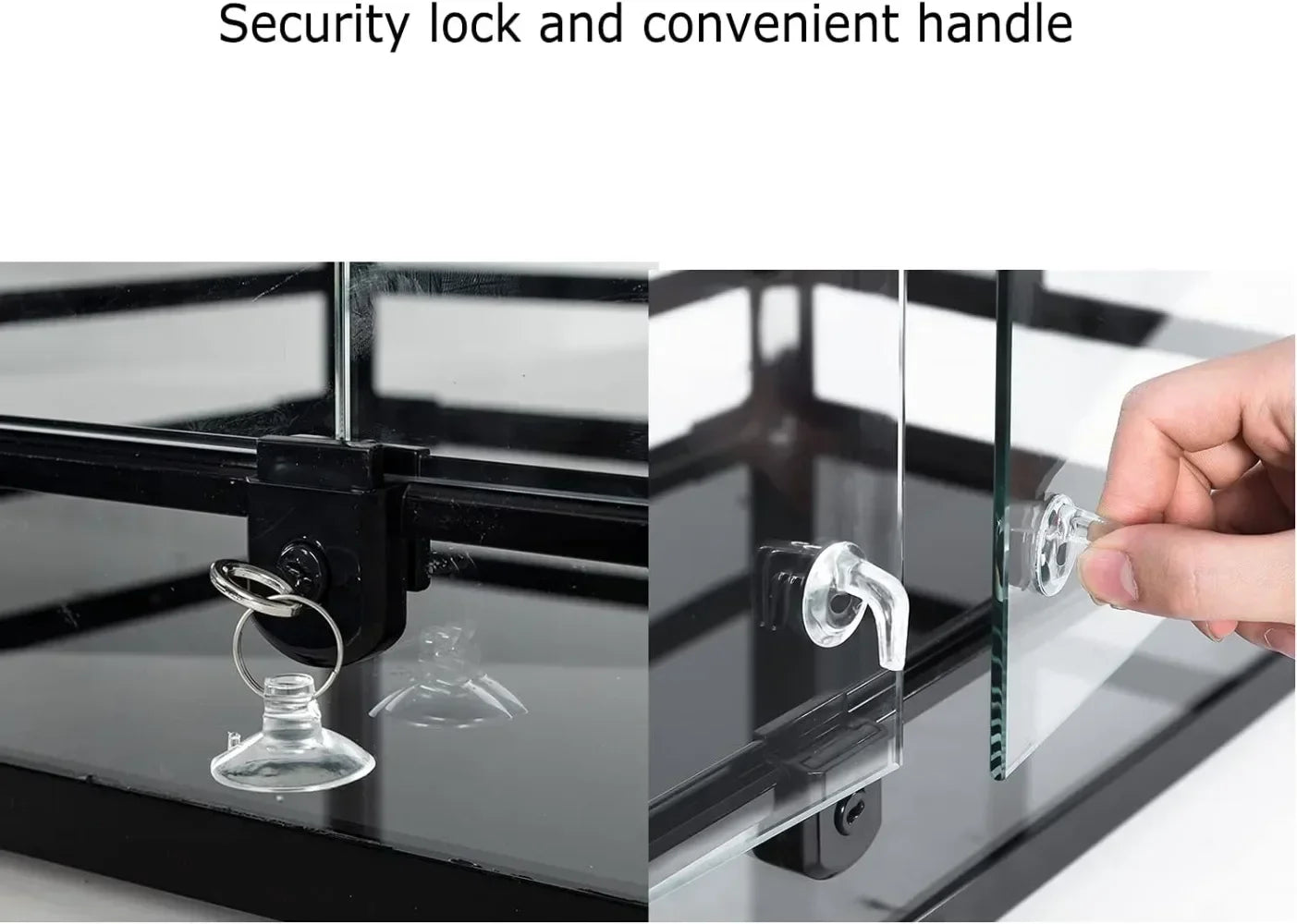 Hign-concerned Front Opening Glass Reptile Tank Terrarium