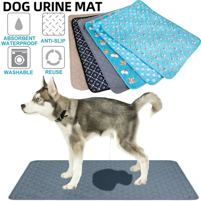NONECN Washable Dog Pee Pad Blanket Diaper Mat For Training