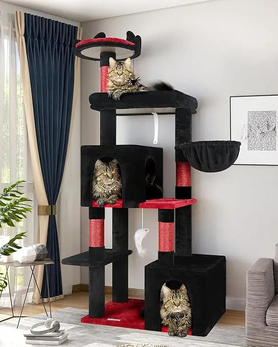 Globlazer Gothic Cat Tree With Indoor Scratching Posts