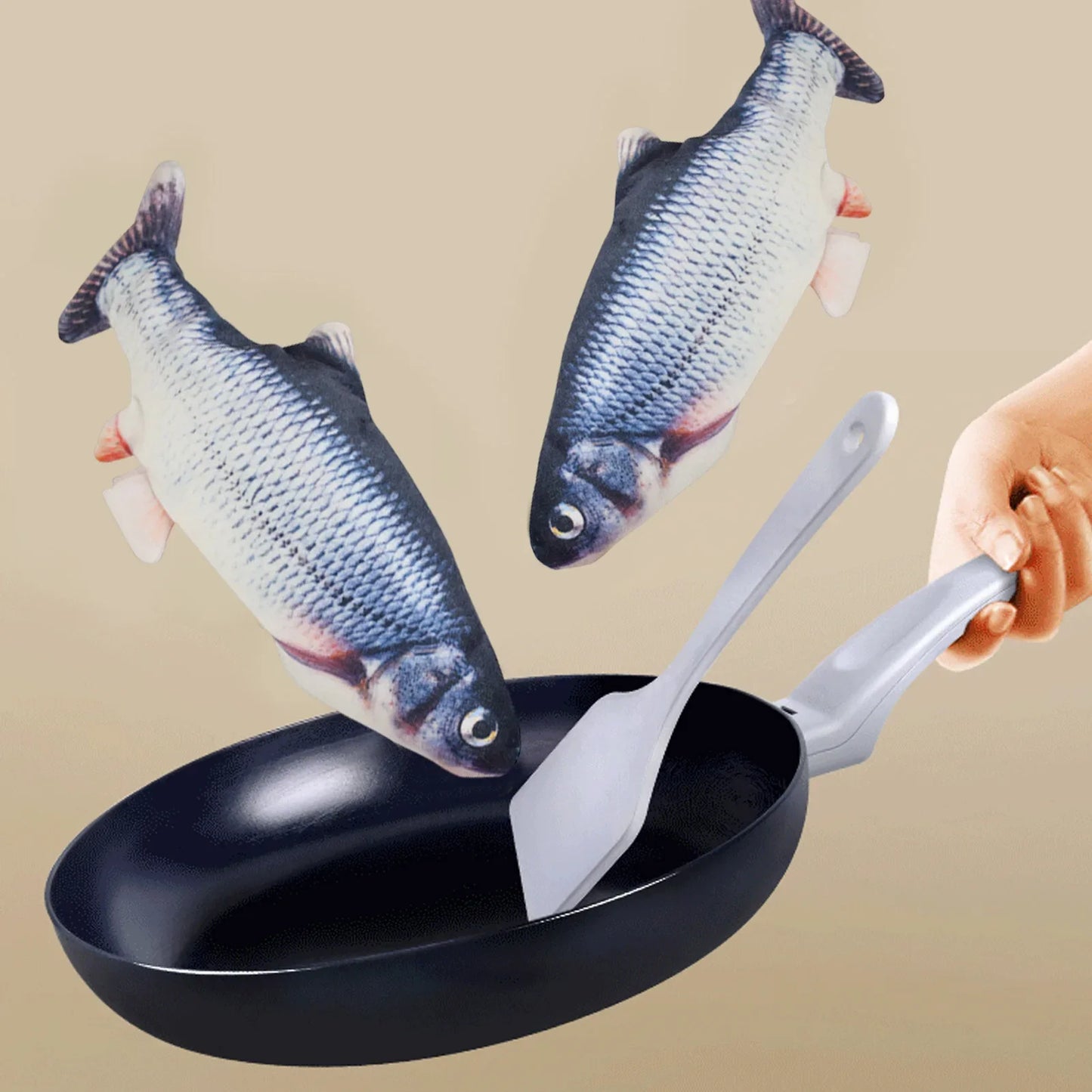 Interactive USB Fish Cat Toy Chew Bite Floppy Realistic Pet