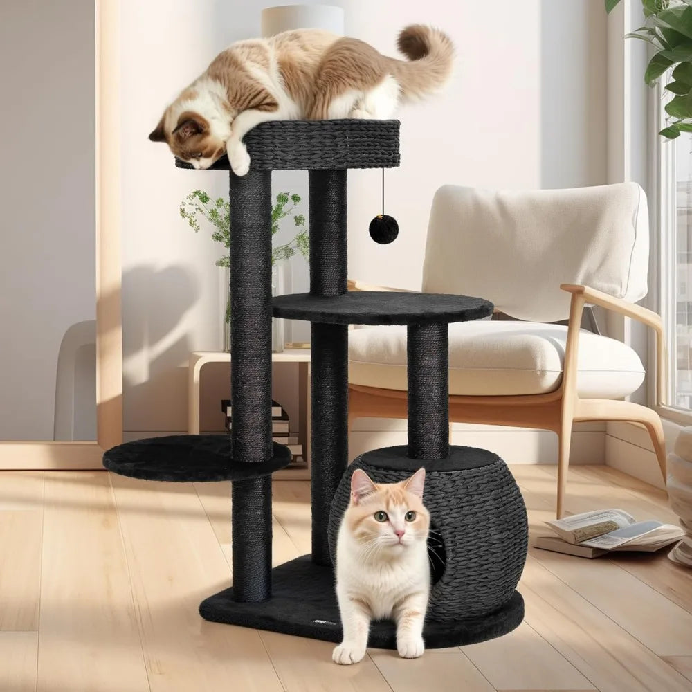 DAFIFY Modern Cat Tree Indoor Cats With Sisal Scratching