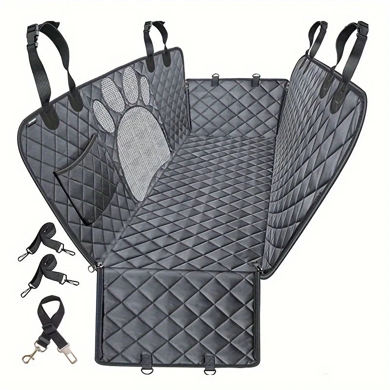 NONECN Dog Seat Cover Hammock For Cars Scratch Resistant Waterproof
