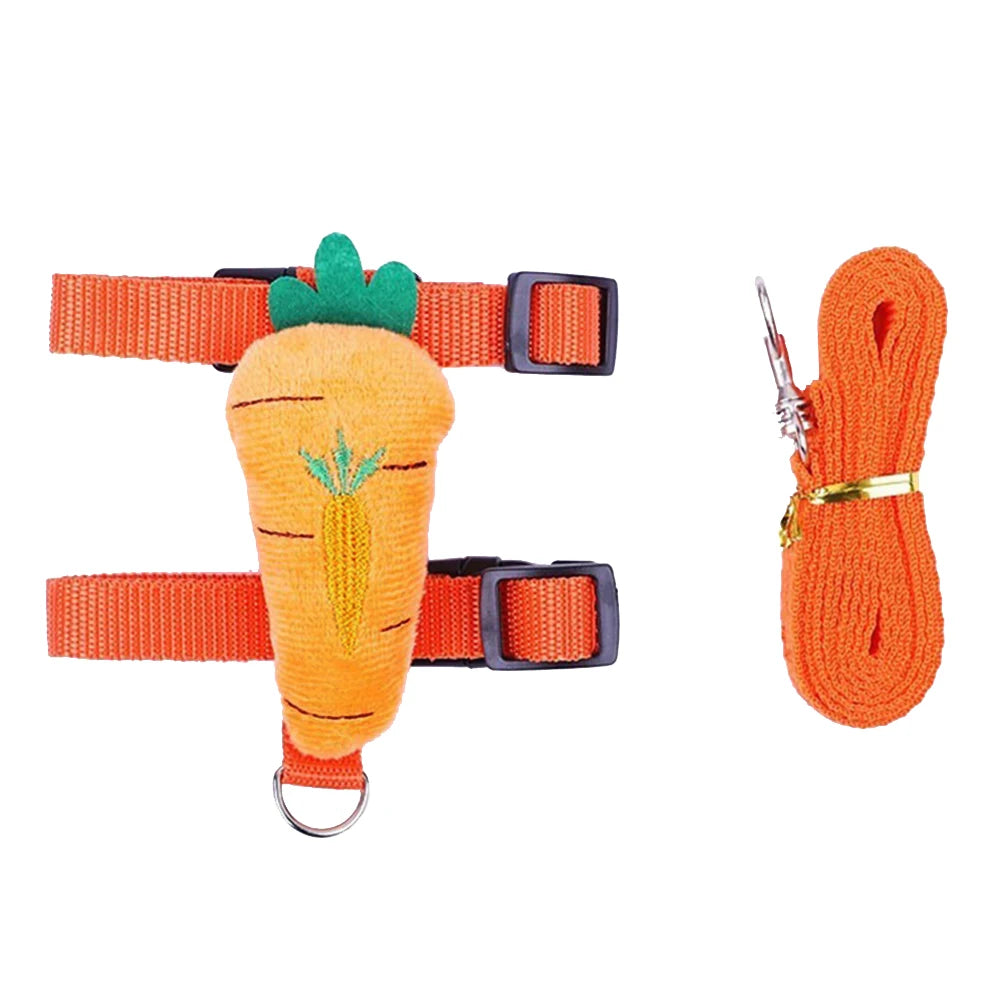 Rabbit Cat Harness And Leash Set For Small Pets Outdoor