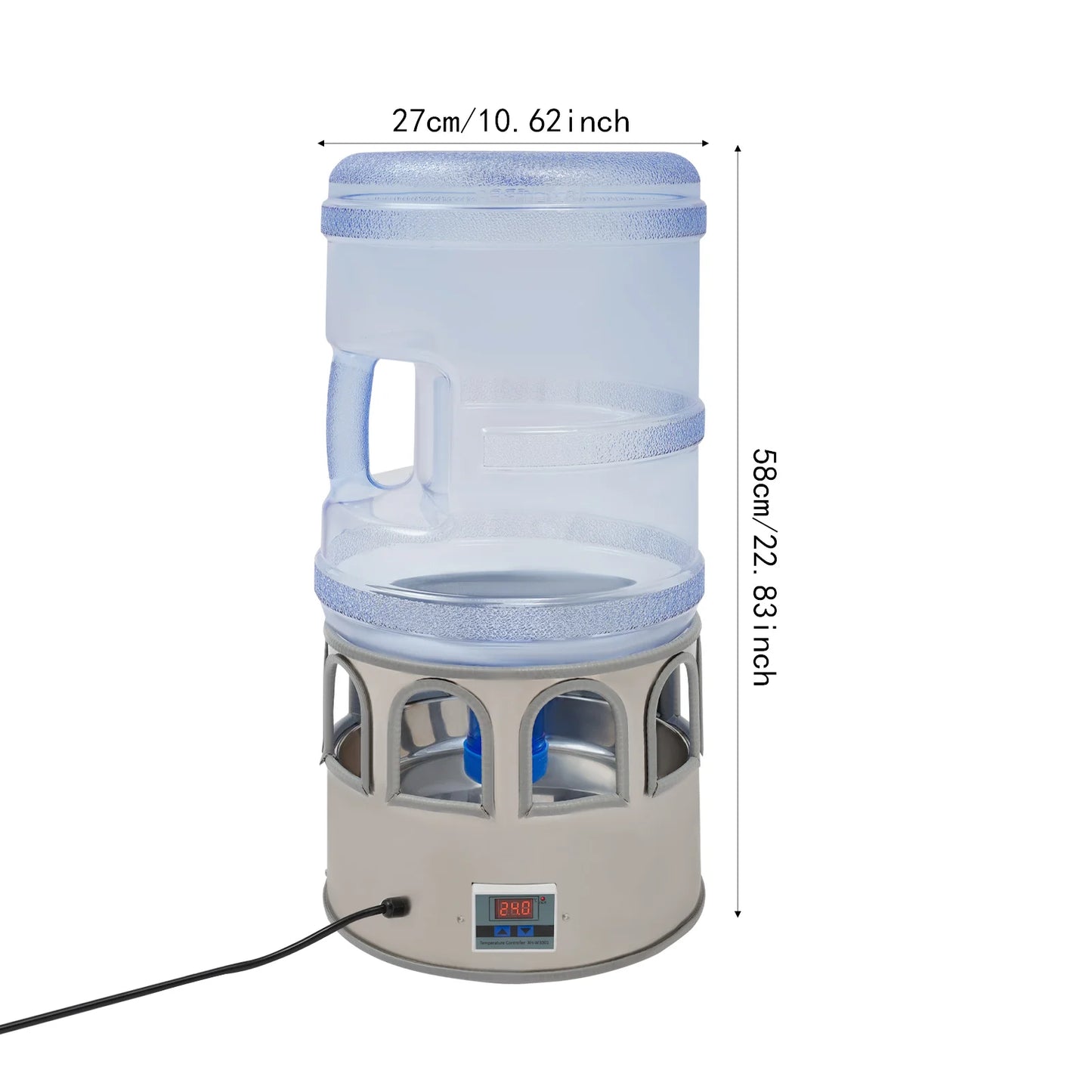 Premium Chicken Water Heater Bowl For Poultry 110V