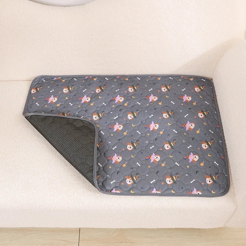 NONECN Washable Dog Pee Pad Blanket Diaper Mat For Training