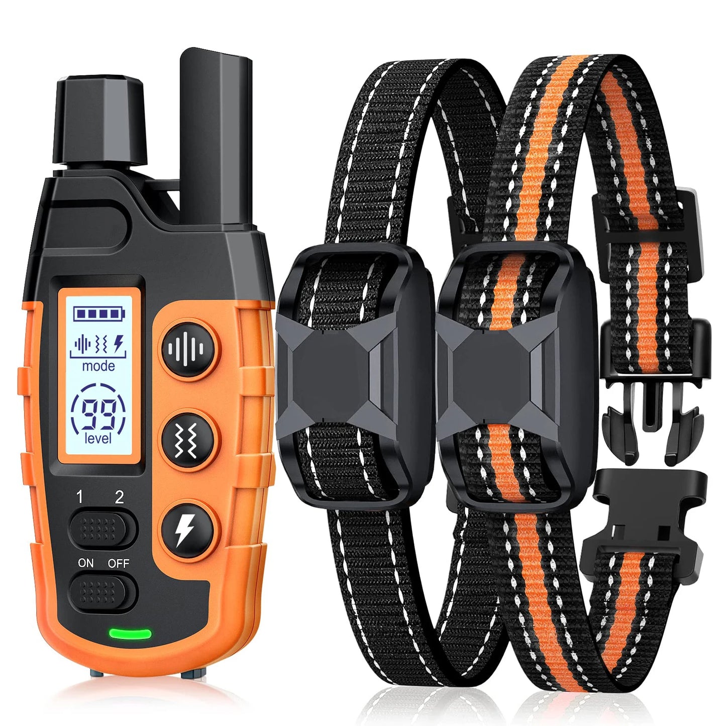 WXRPET Electric Dog Training Collar Remote Control Waterproof Vibration Beep