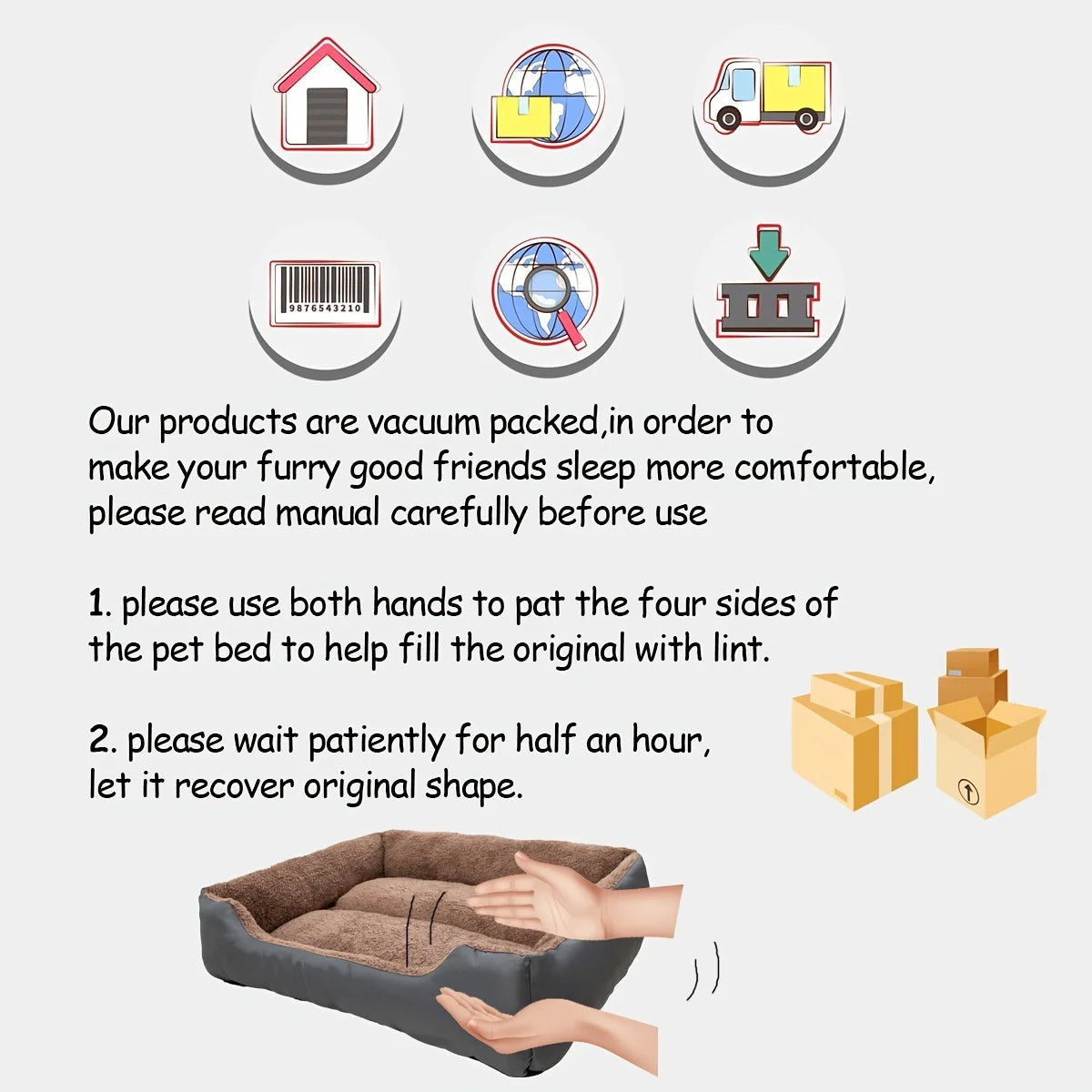 BeiYu Pet Dog Sofa Bed Breathable Comfortable Cushion
