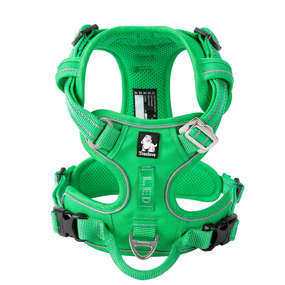 Winhyepet Training Dog Vest Reflective Light Nylon Harness