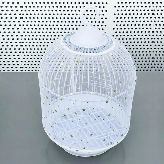 Nylon Mesh Bird Cage Cover Parrot Seed Catcher Net