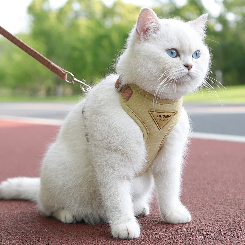Puppy Harness And Leash Set Breathable Pet Chest Vest