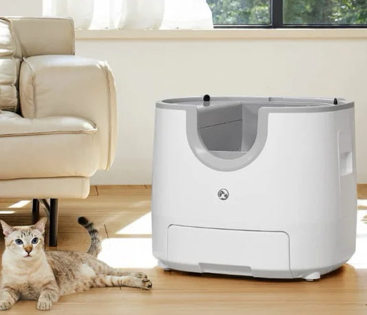 Furoomate Automatic Self-Cleaning Cat Litter Box High-Capacity Pet Toilet Tray