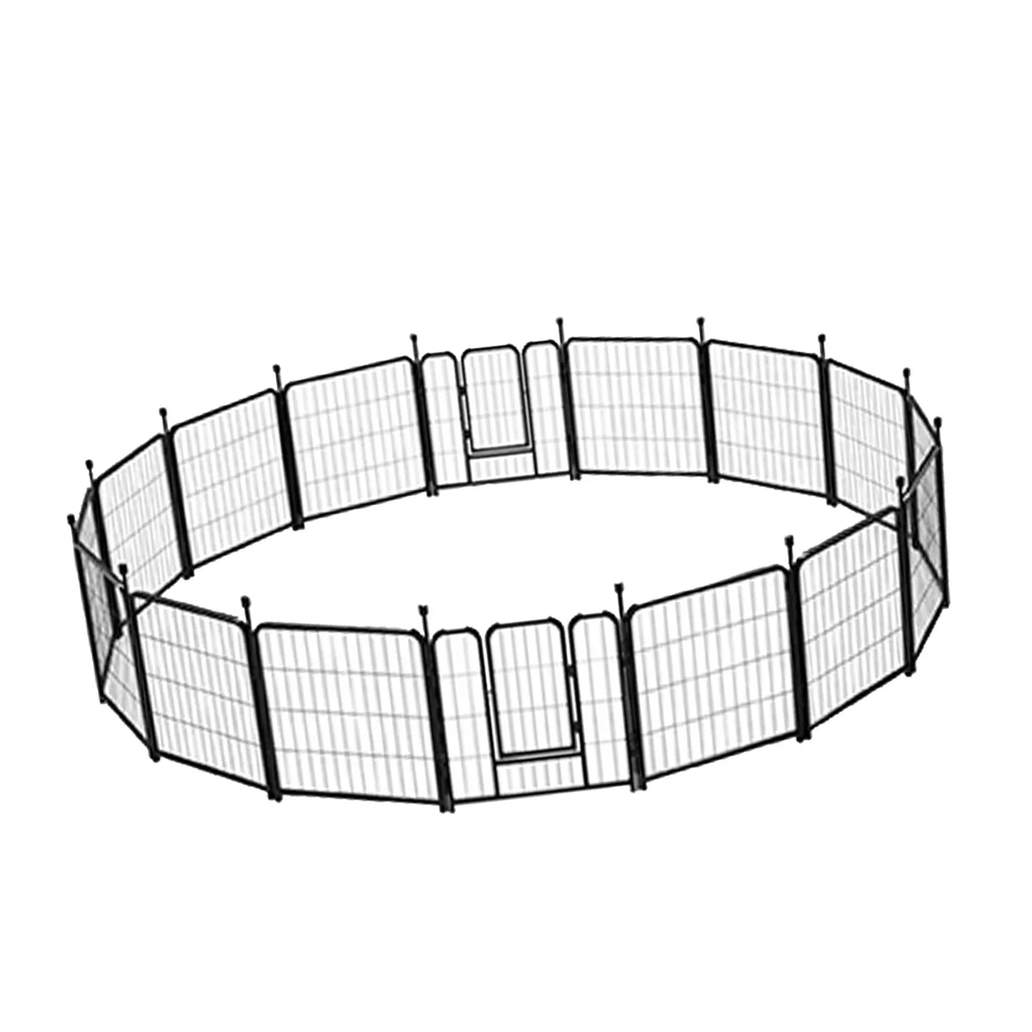 Hign-concerned Pet Exercise Playpen 16 Panels Sound Cover