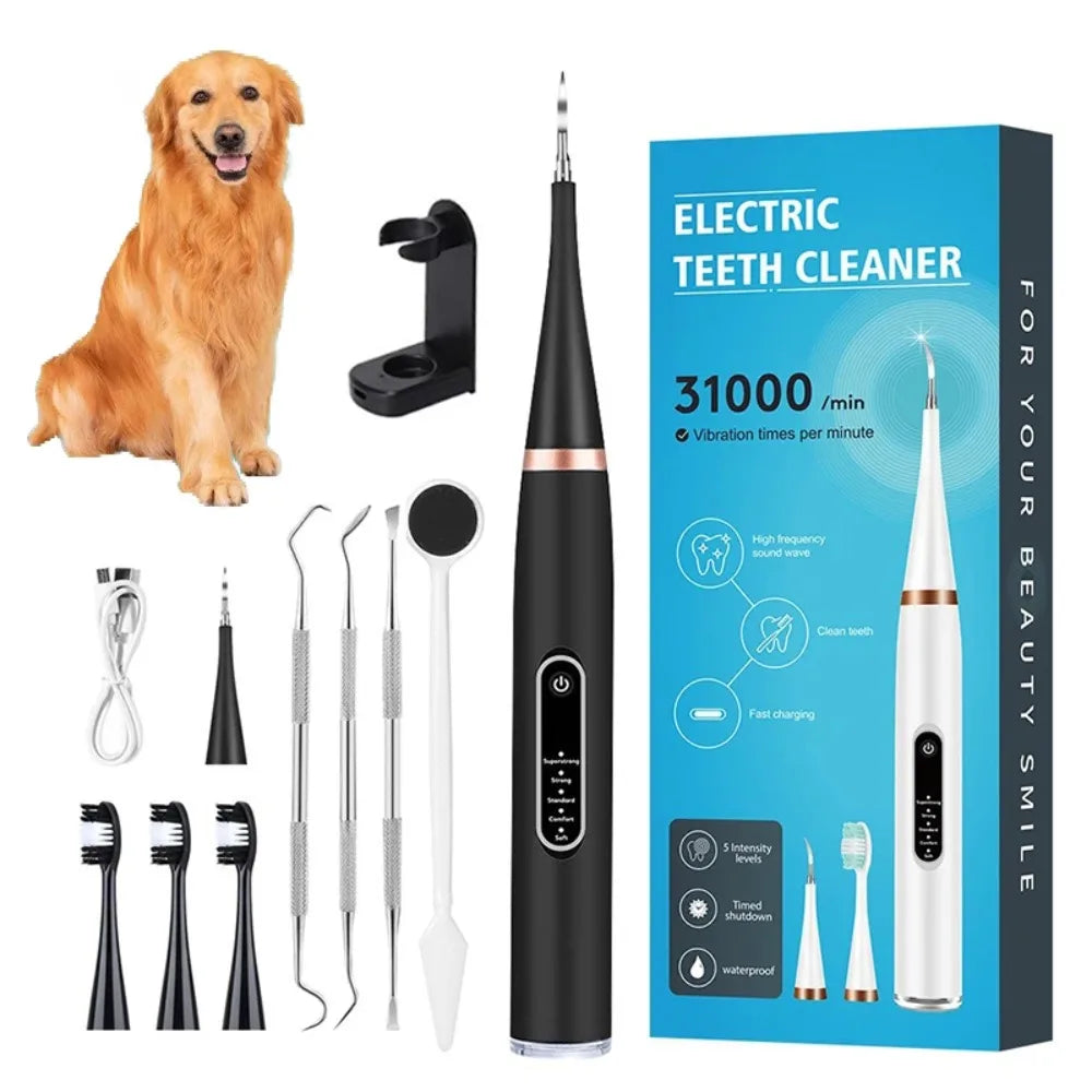 Pet Ultrasonic Teeth Cleaner for Dogs and Puppies Accessories