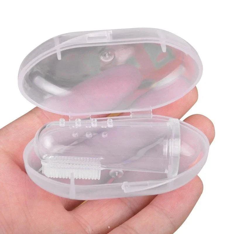 Super Soft Pet Finger Toothbrush for Dogs and Cats
