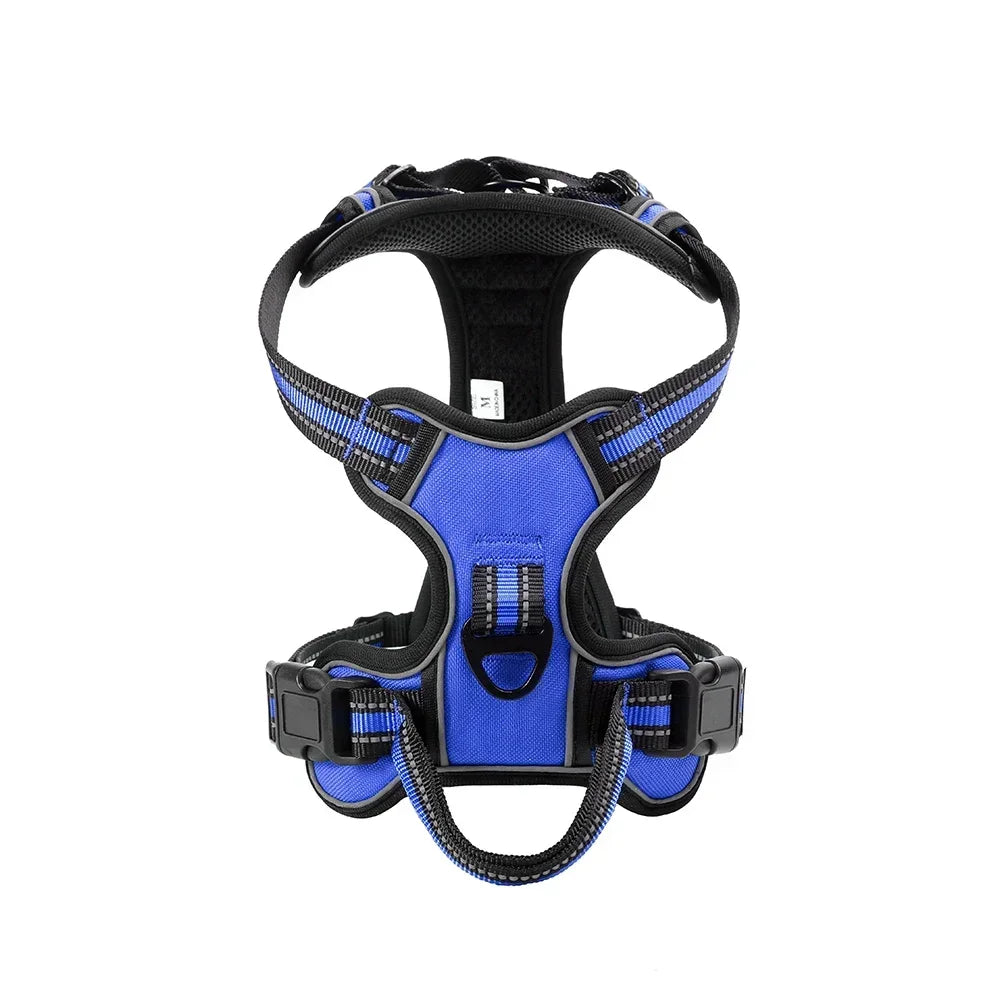 NONECN Reflective Adjustable Nylon Dog Harness Vest No Pull