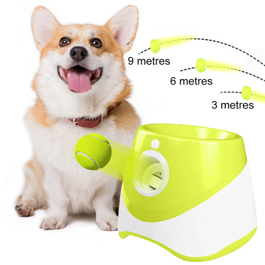 ALLOYSEED Automatic Dog Ball Launcher Interactive Toy