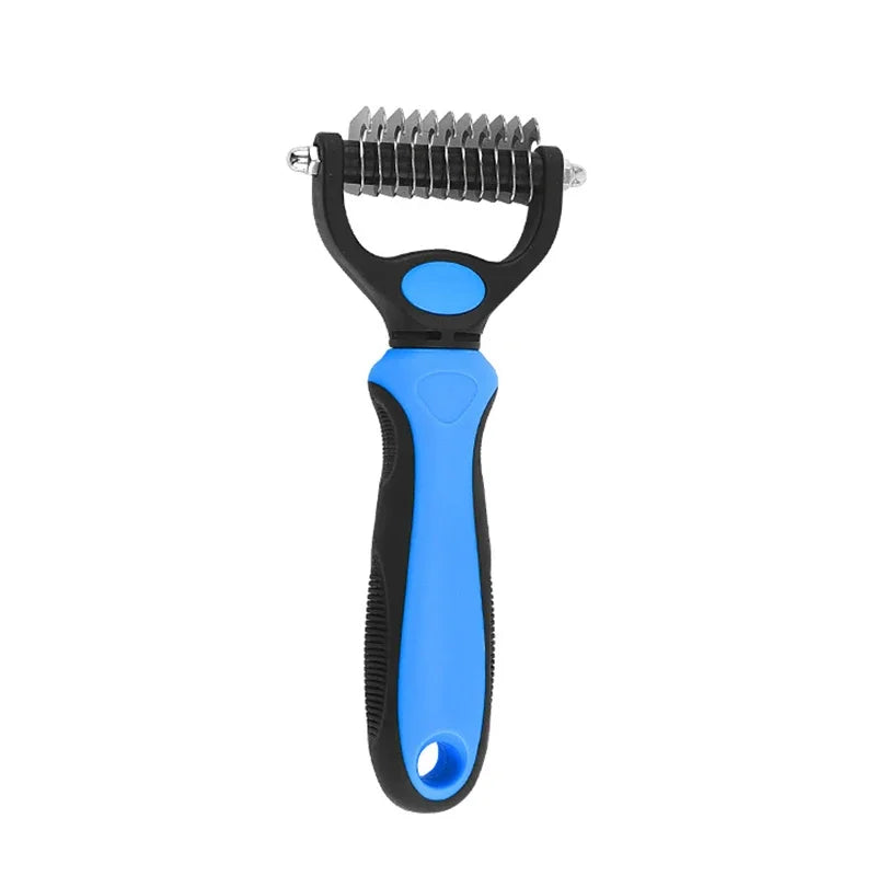 Deshedding Pet Brush Cat Comb Self Cleaning Grooming Tool