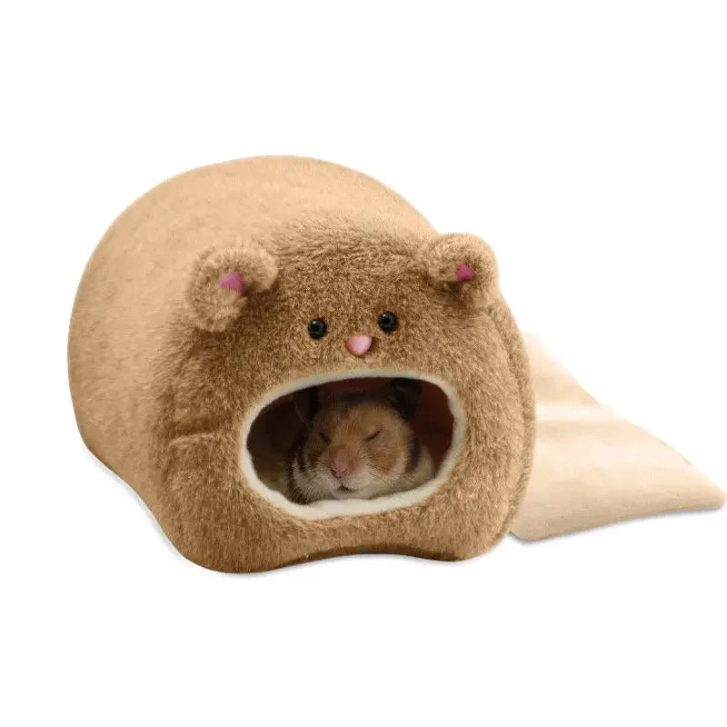 NONECN Hamster Soft Warm Bed Hammock Nest And Mat Set