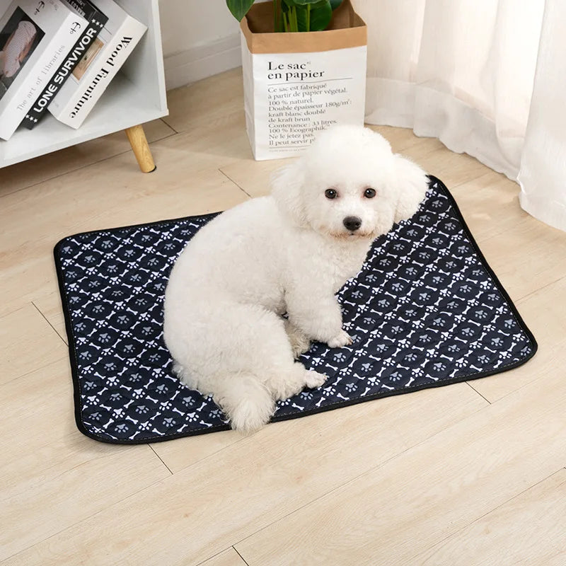 NONECN Washable Dog Pee Pad Blanket Diaper Mat For Training
