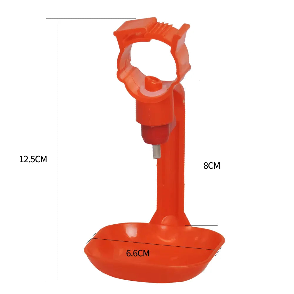 50 Pcs Automatic Chicken Waterer Feeder Hanging Cups Nipple Cups