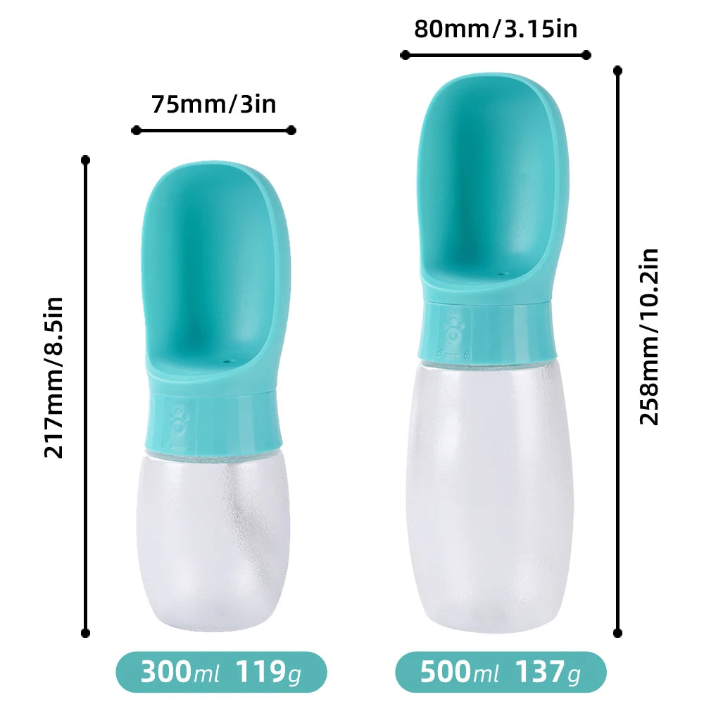 Holapet Portable Dog Water Bottle With Leakproof Dispenser