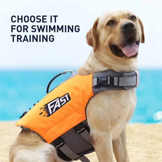 Dog Flotation Vest Adjustable Ripstop Polyester Life Jacket