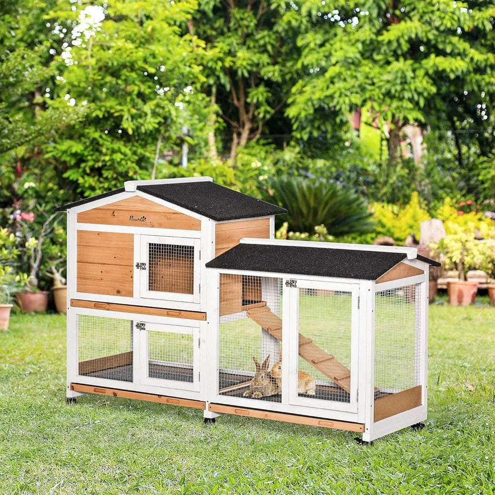 Hign Concerned Wooden Rabbit Hutch Small Animal Enclosure