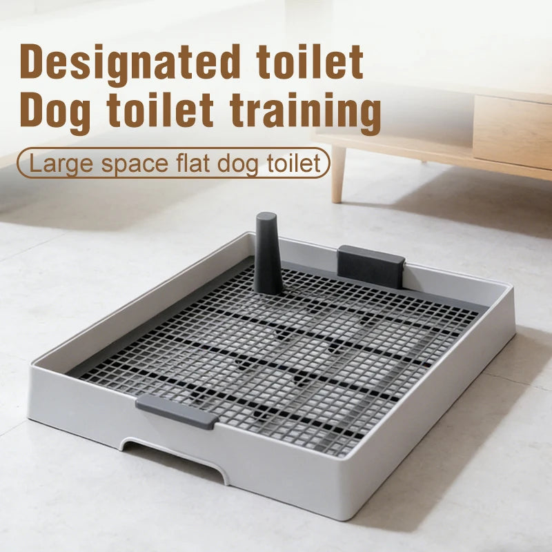 COMBEATS Flat Dog Potty Tray Pee Pad Fixation Flushable