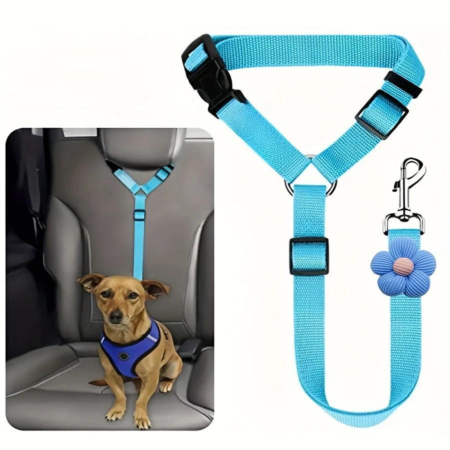 Dog Seat Belt For Vehicle Secure Pet Car Tether Leash