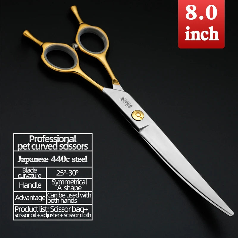 Sakura Dance Professional Pets Scissors Grooming Set For Dogs 440C