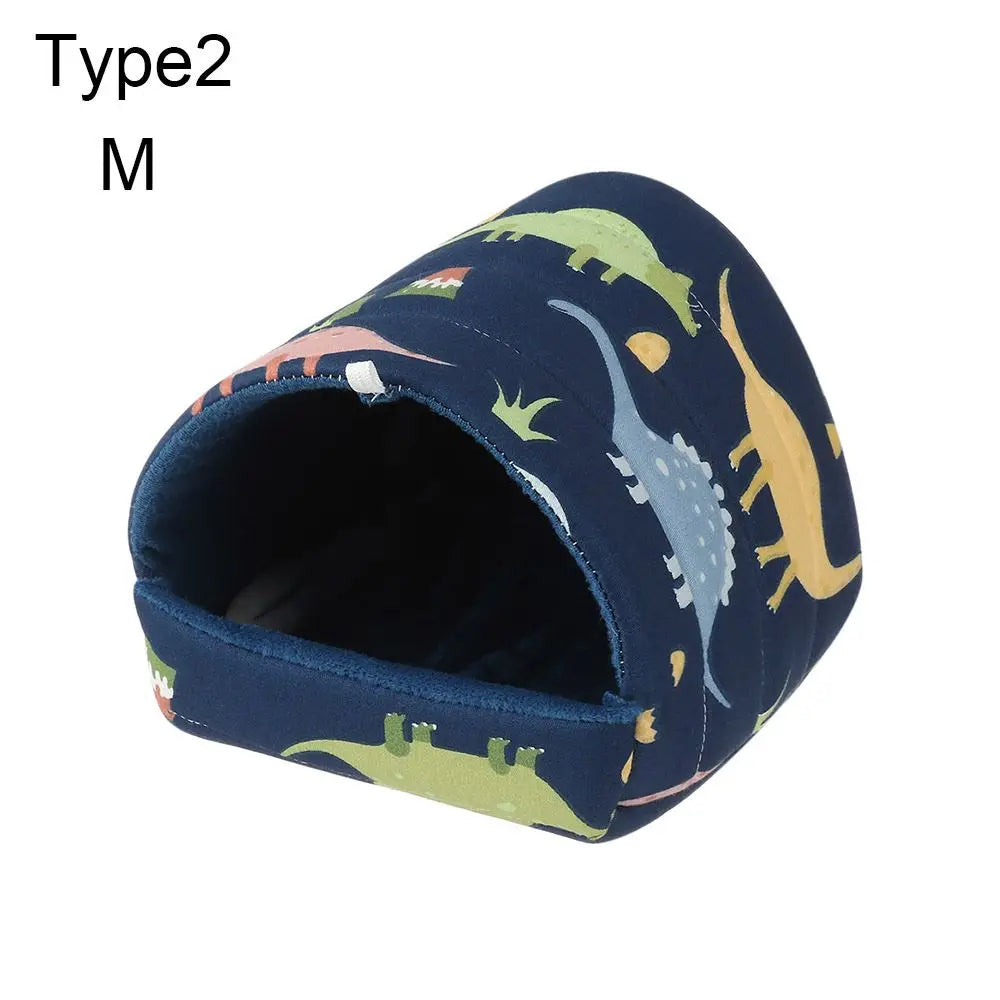 NONECN Hamster House Bed Cozy Soft Pet Nest Mat Fleece