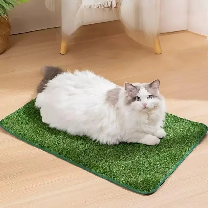Simulation Lawn Dog Toilet Training Mat Washable Pet Urine Pad