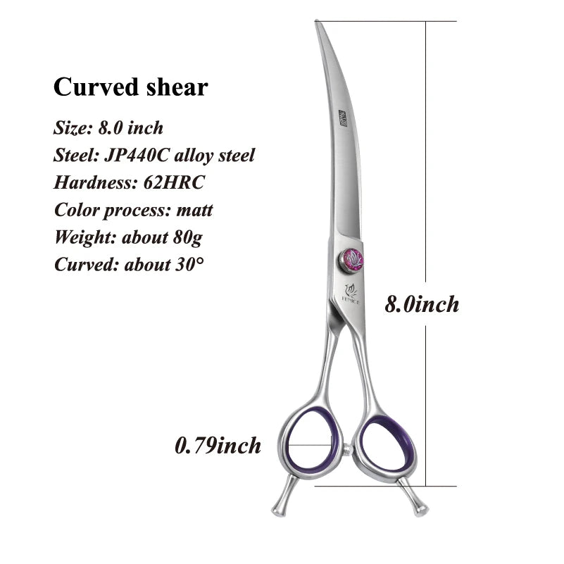 Fenice 7.0/8.0inch Professional Dog Grooming Scissors Thinning Chunker Shears JP440C Pets Dogs Groomer Tools