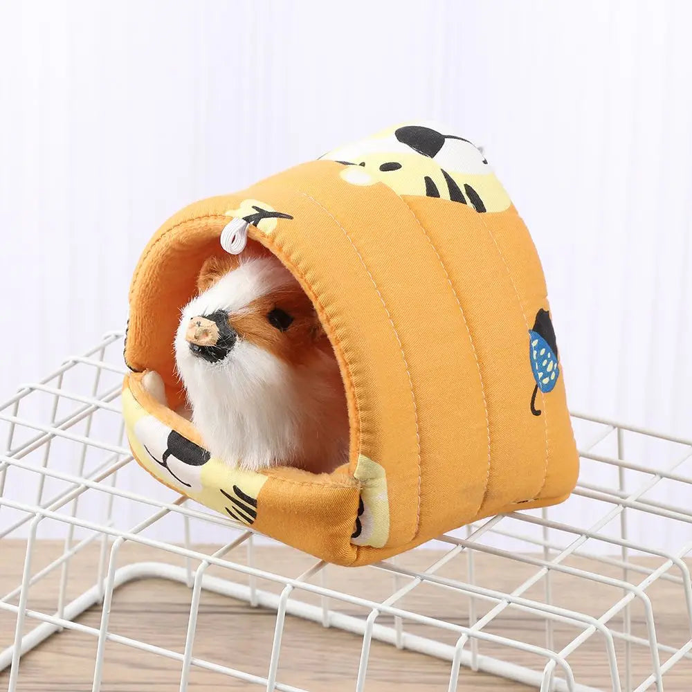 NONECN Hamster House Bed Cozy Soft Pet Nest Mat Fleece