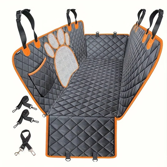 NONECN Dog Seat Cover Hammock For Cars Scratch Resistant Waterproof