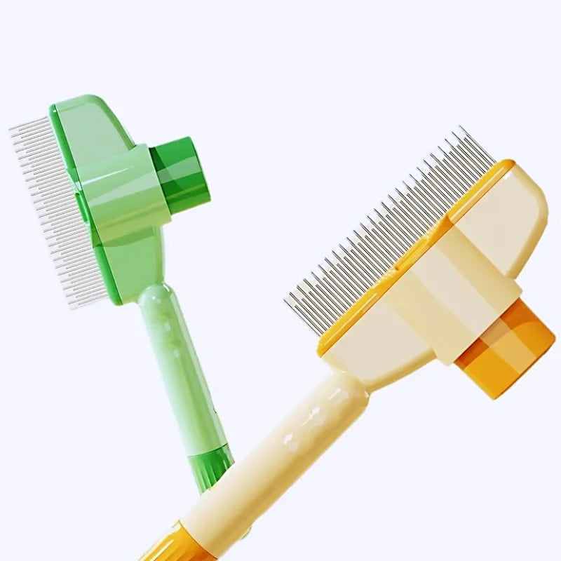 Self-Cleaning Dog Grooming Brush One Button Hair Remover