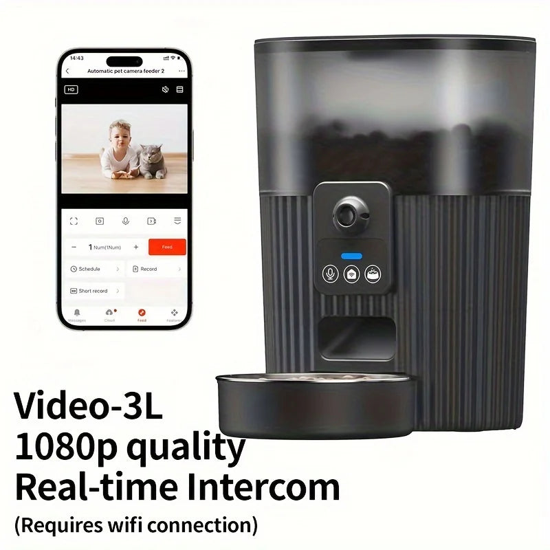 Critter Craze25 PAPIFEED Cat Automatic Feeder With WiFi