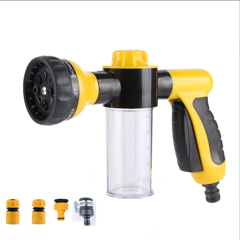 High Pressure Sprayer Nozzle Hose 3 Mode Adjustable Dog Wash